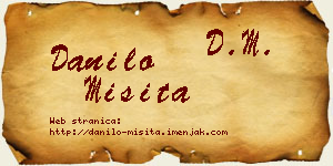 Danilo Misita vizit kartica